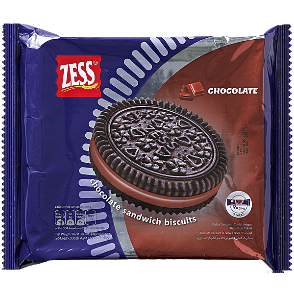 Buy Zess Chocolate Sandwich Biscuits Chocolate Online at Best Price