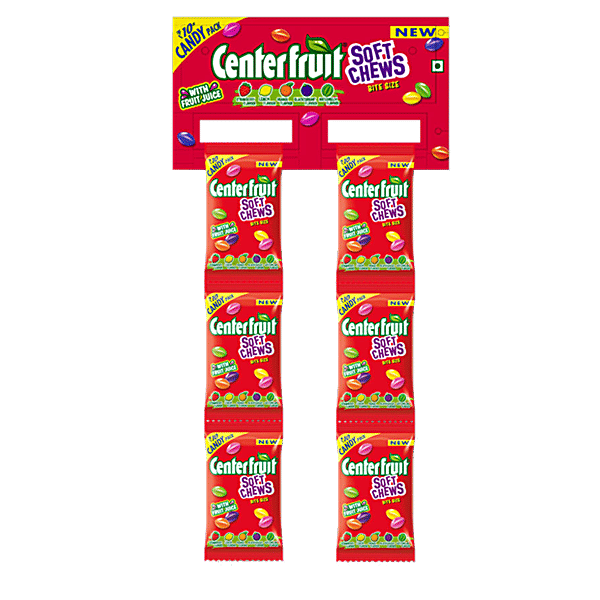 Buy Center Fruit Soft Chews Chewy Toffee Assorted Flavours Online at