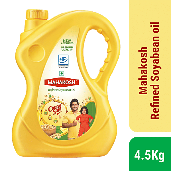 Buy Mahakosh Soyabean Oil 5 Ltr Bottle Online at the Best Price of Rs