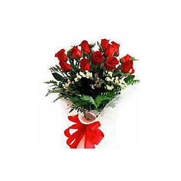 Buy Blooms And Bouquets Malad Flower Bouquet Red Bunch 1 Pc Online at