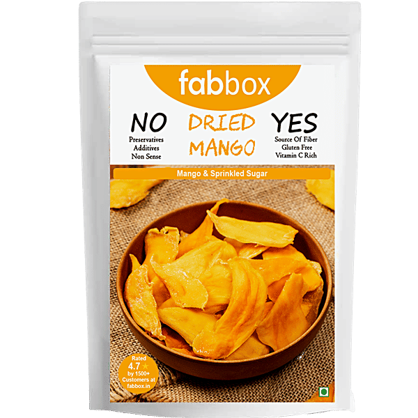 Buy Fabbox Mango Dried Fruit, Natural & Healthy, Rich In Antioxidants