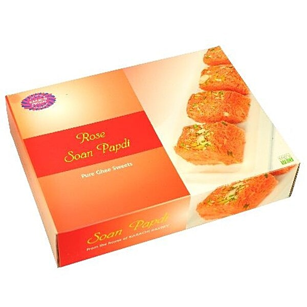 Buy Karachi Bakery Lajpat Nagar Soan Papdi S/F Rose Box Online at