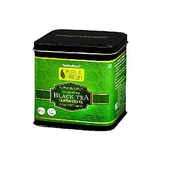 Buy Healthbuddy Black Tea - Darjeeling With Lemongrass Online at Best ...