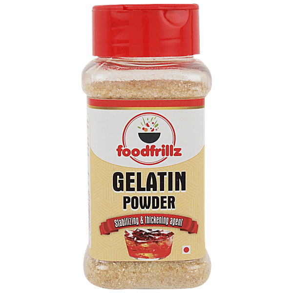 Buy foodfrillz Gelatin Powder Crystals Online at Best Price of Rs null