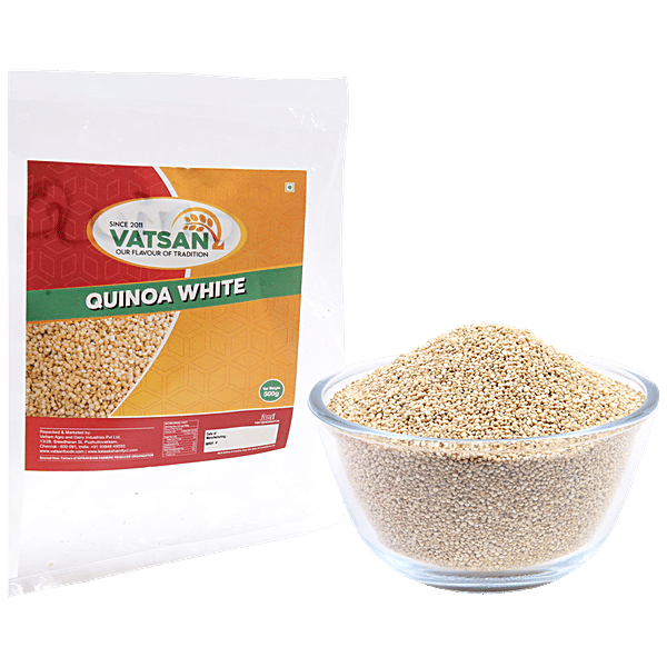 Buy VATSAN VATSAN Quinoa White, 500 Grams, Pack of 1 Online at Best