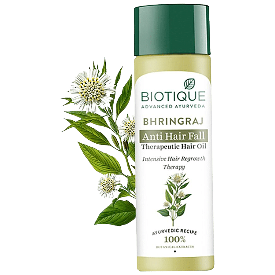 Buy Biotique Therapeutic Hair Oil Bio Bhringraj 120 Ml Carton Online at the  Best Price of Rs 170 - bigbasket