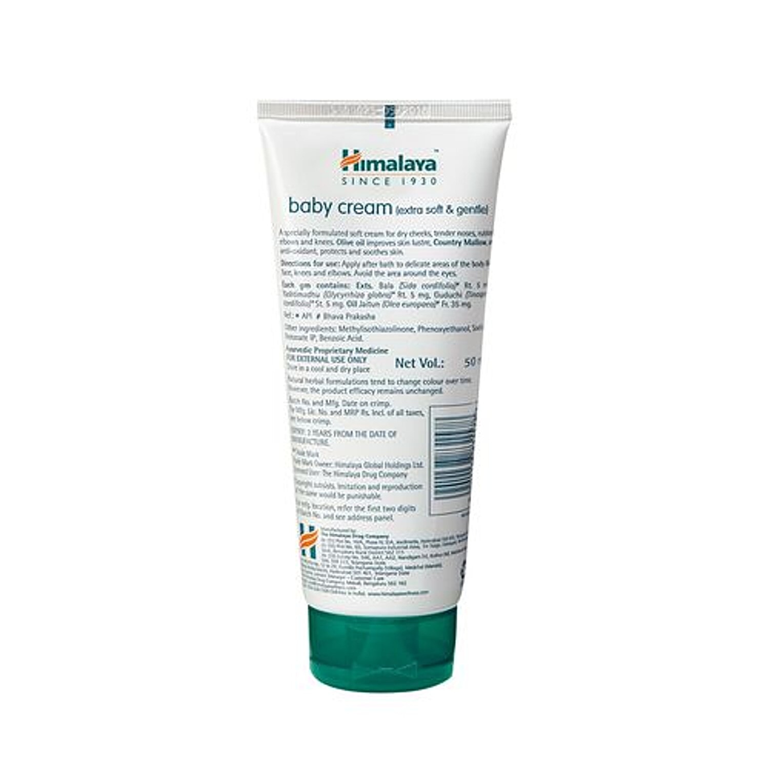 himalaya baby milk cream