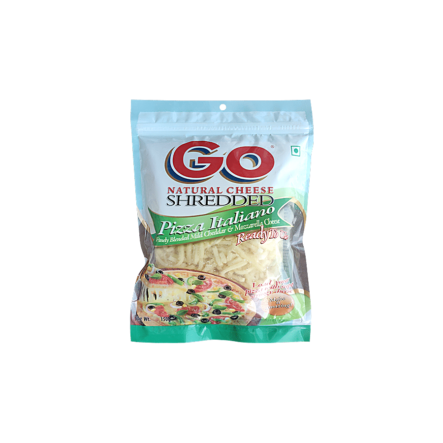 Buy Gowardhan Natural Cheese Shredded Pizza Italiano 150 Gm Pouch Online at  the Best Price of Rs 110 - bigbasket