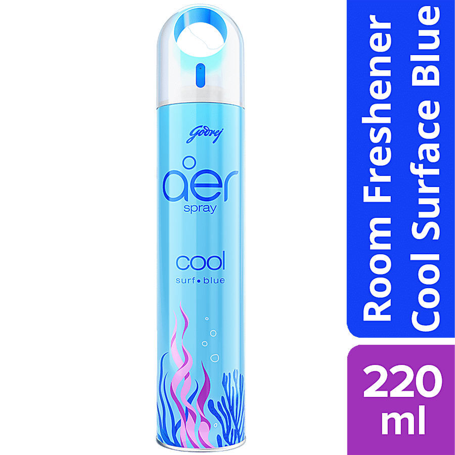 Buy Godrej Aer Home Air Freshener Spray Cool Surf Blue 300 Ml