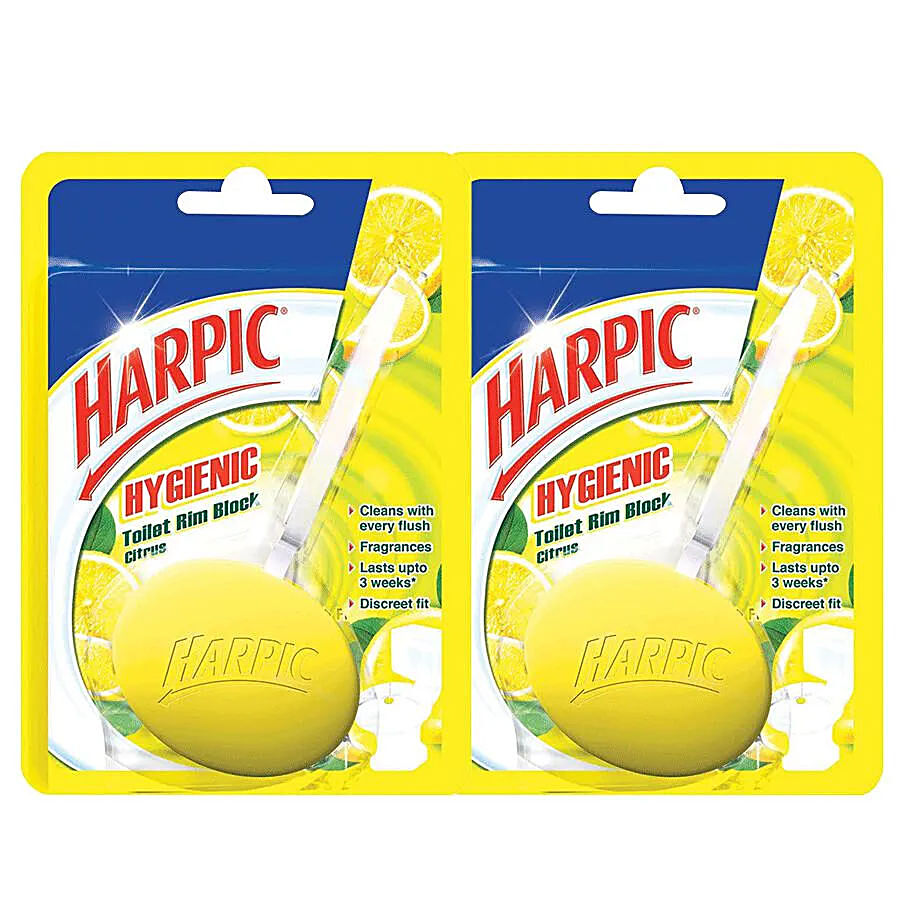 Buy Harpic Hygienic Toilet Rim Block Citrus 26 Gm Online At Best Price of  Rs 81.9 - bigbasket