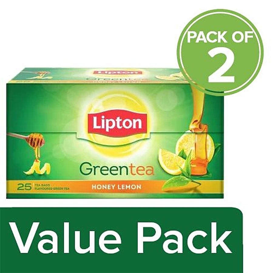 Buy Lipton Green Tea Bags Honey Lemon 25 Pcs Online At Best Price of Rs  156.4 - bigbasket