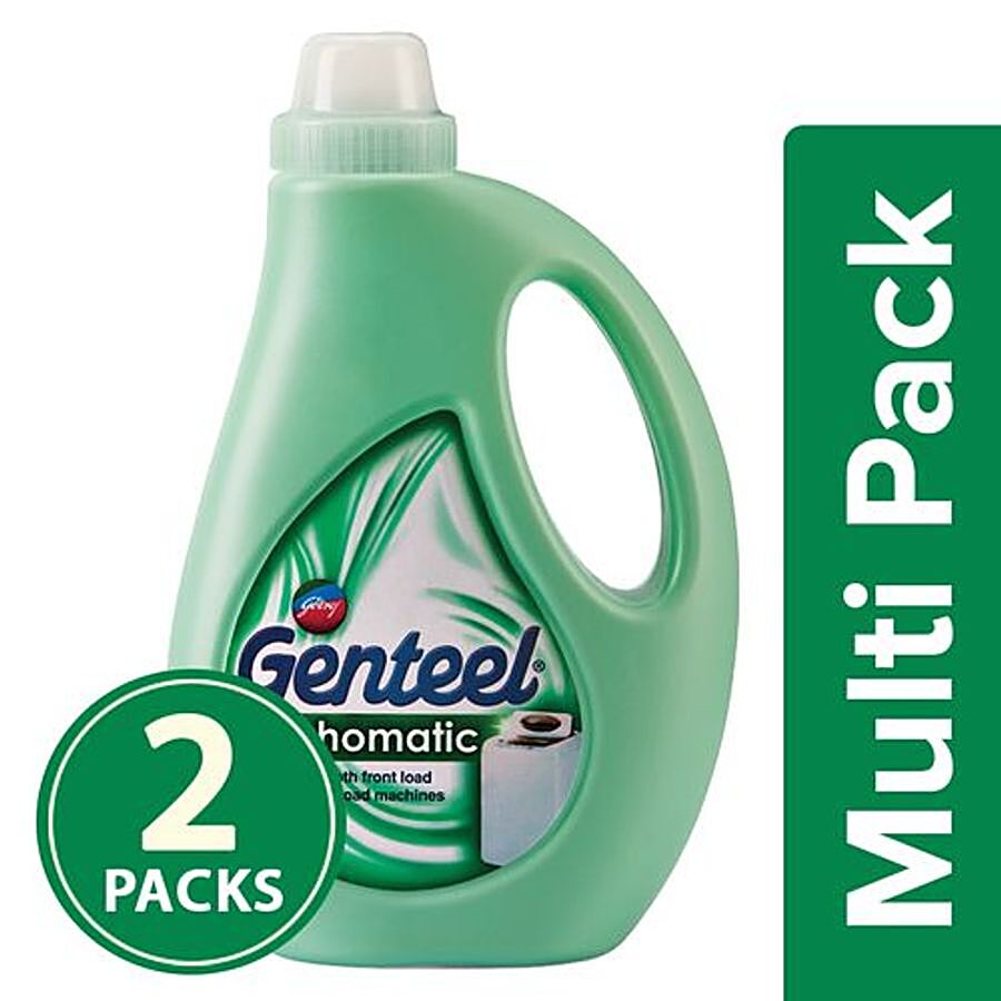 Genteel Liquid Detergent - Washomatic, 2x1 kg Multipack 