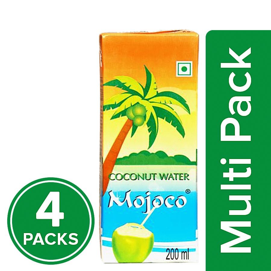 Mojoco Cloudy White Coconut Water, Packaging Size: 200 ml, Packaging Type:  Tetrapack at Rs 25/piece in Mumbai