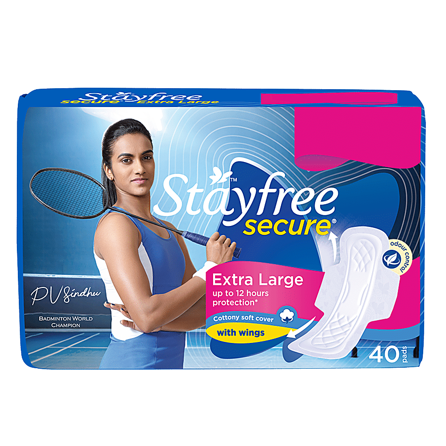 Buy STAYFREE Secure Cottony XL - Sanitary Pads For Women Online at