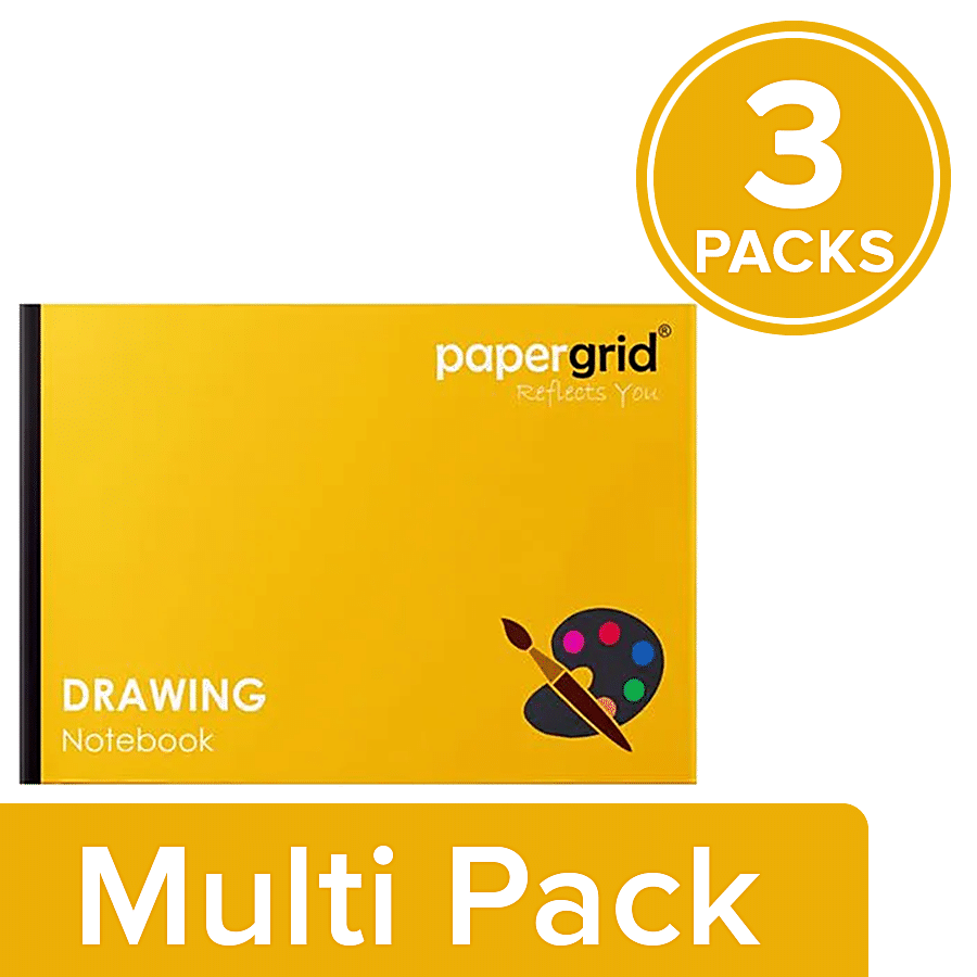 Buy Papergrid A4 Drawing Book - 32 Pages, Soft Cover Online at Best Price  of Rs 30 - bigbasket