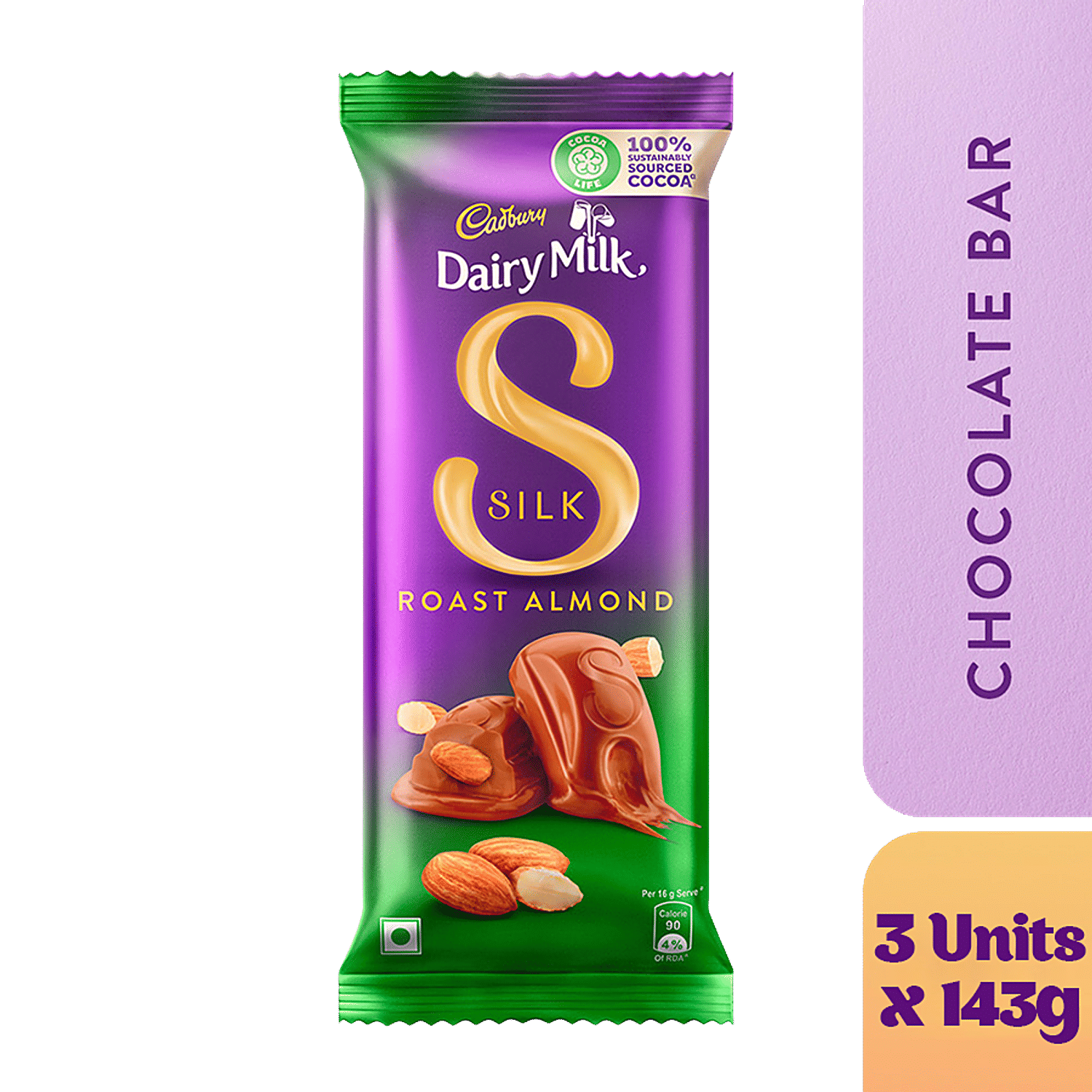 Buy Cadbury Dairy Milk Silk Dairy Milk Silk - Roast Almond ...