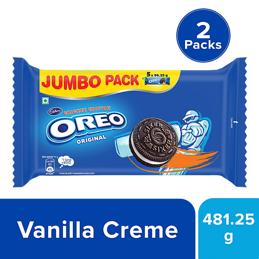 Cadbury Oreo Vanilla Cream Biscuit - 50 gm