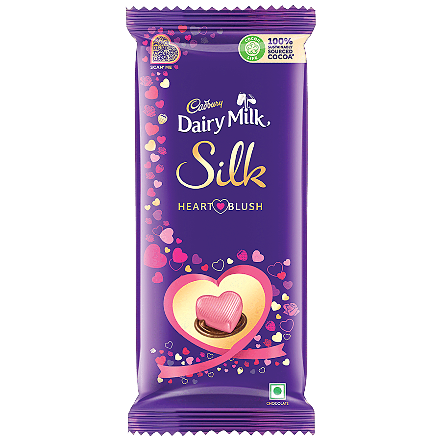 Buy Cadbury Dairy Milk Silk Silk - Valentine Heart Blush Chocolate ...