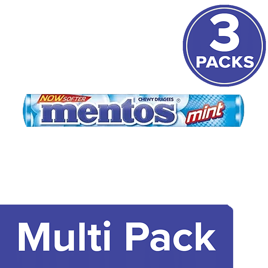 Mentos Mint 3 Pack