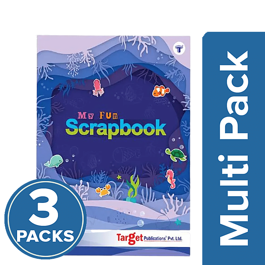 Buy Target Publications Scrap Book - For Kids, Multicolour Pages