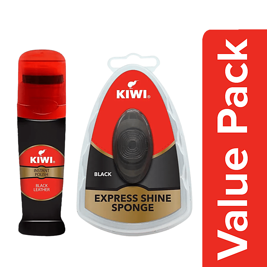 5ml Any Color KIWI Shoe Polish Sponge Express Shine Instant Sponge