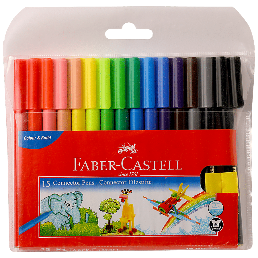 Buy Faber castell Connector Pens For Colour & Build - Bright