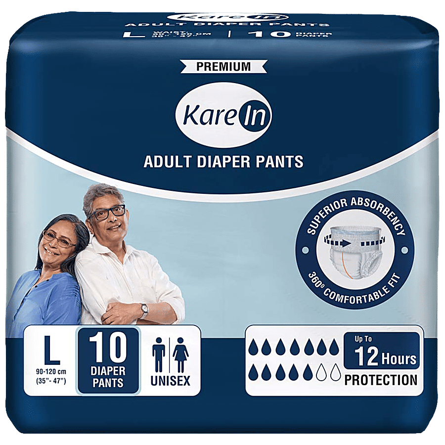 Buy Kare In Adult Diaper Pants L 90 120Cm 10 Pcs Online At Best Price of Rs  520 - bigbasket