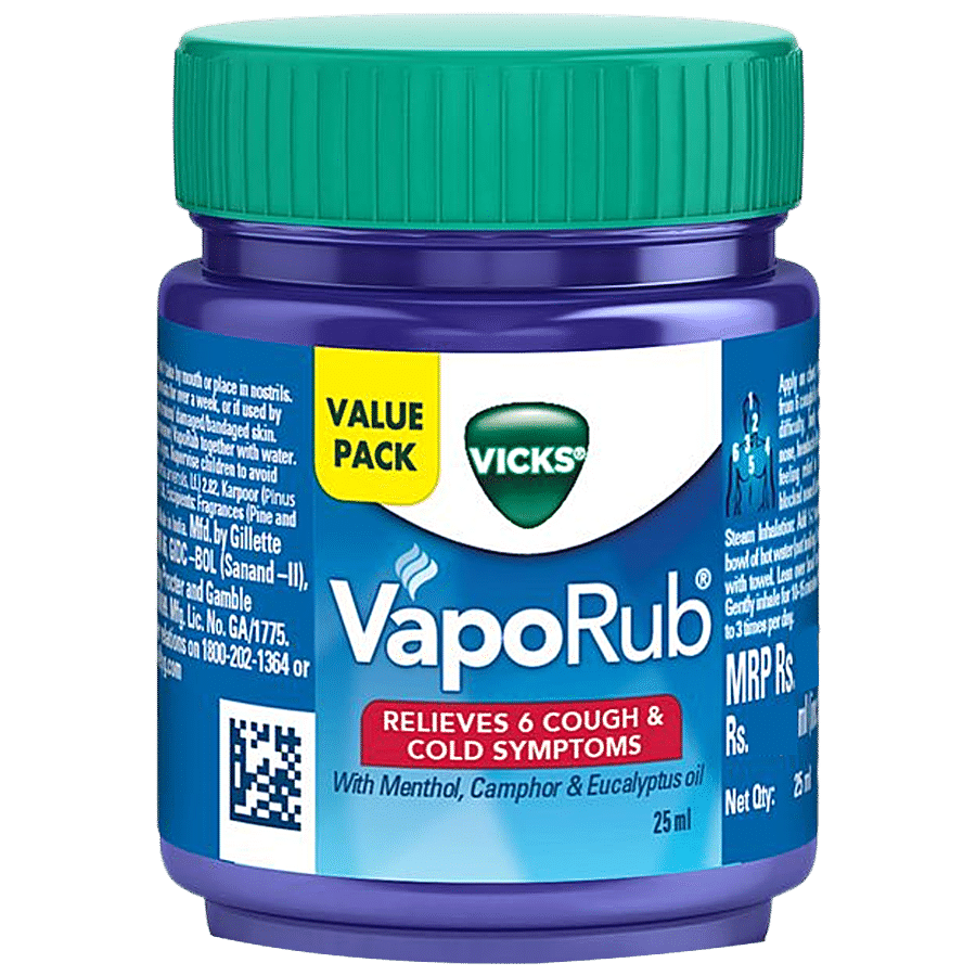 Vicks VapoRub Inhalation Vapour Ointment 100g