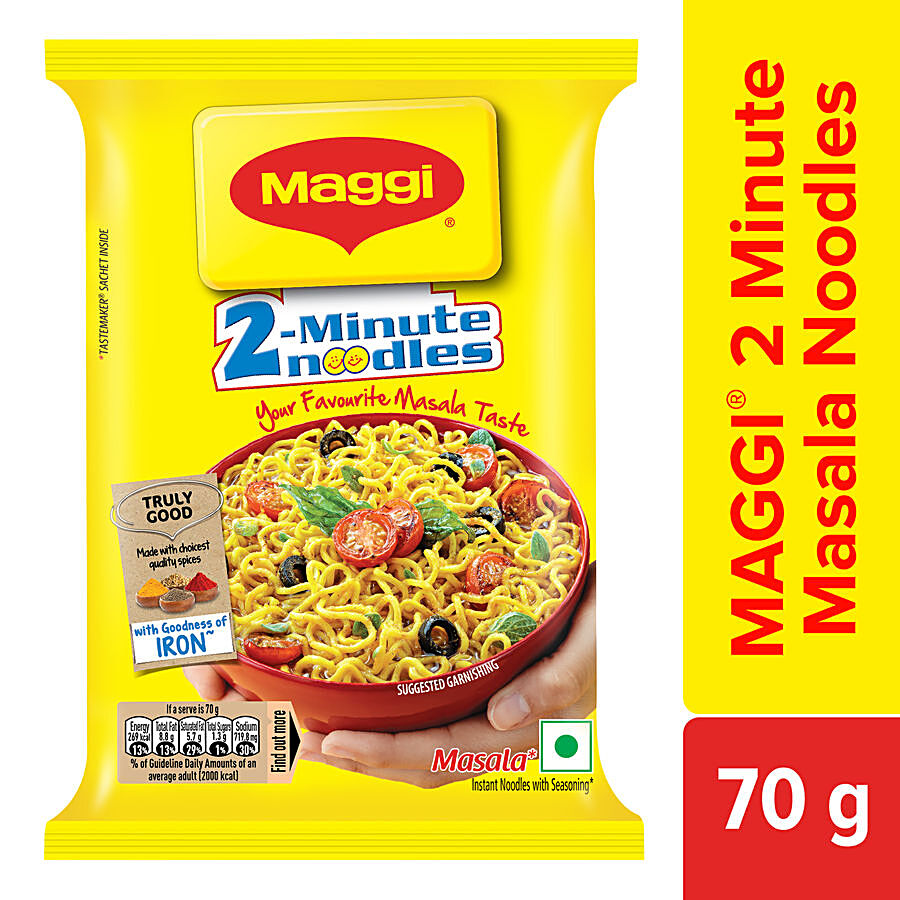 Buy MAGGI 2-Minute Spicy Garlic Noodles Online at Best Price of Rs