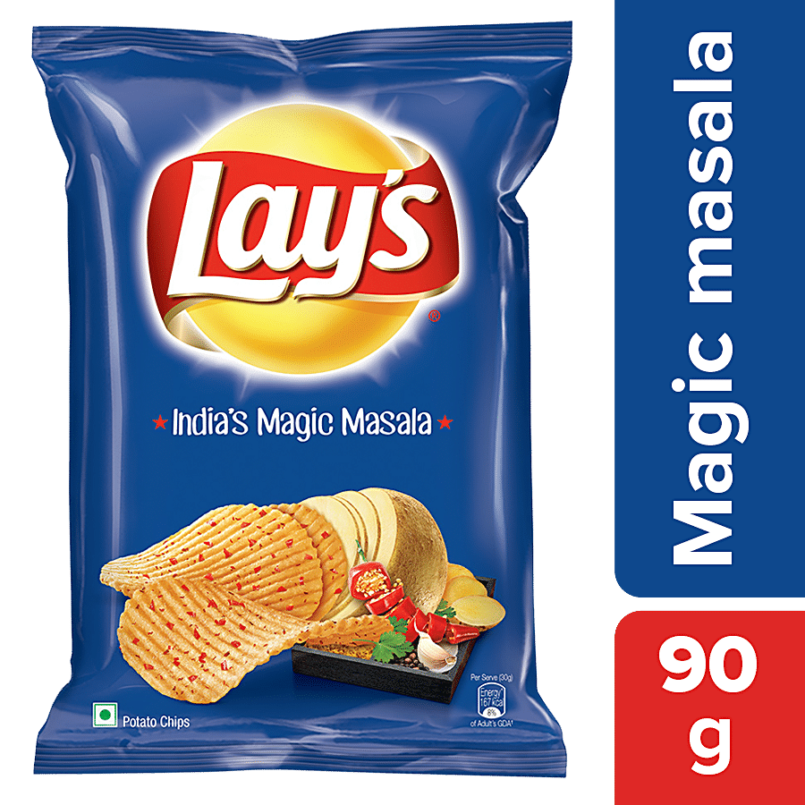 Buy Lays Potato Chips - Indias Magic Masala 52 gm Online at Best Price. of  Rs 18.8 - bigbasket