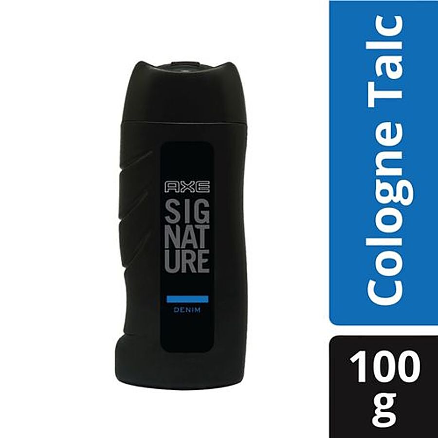 Axe Signature Denim Cologne Talc, 100 g  