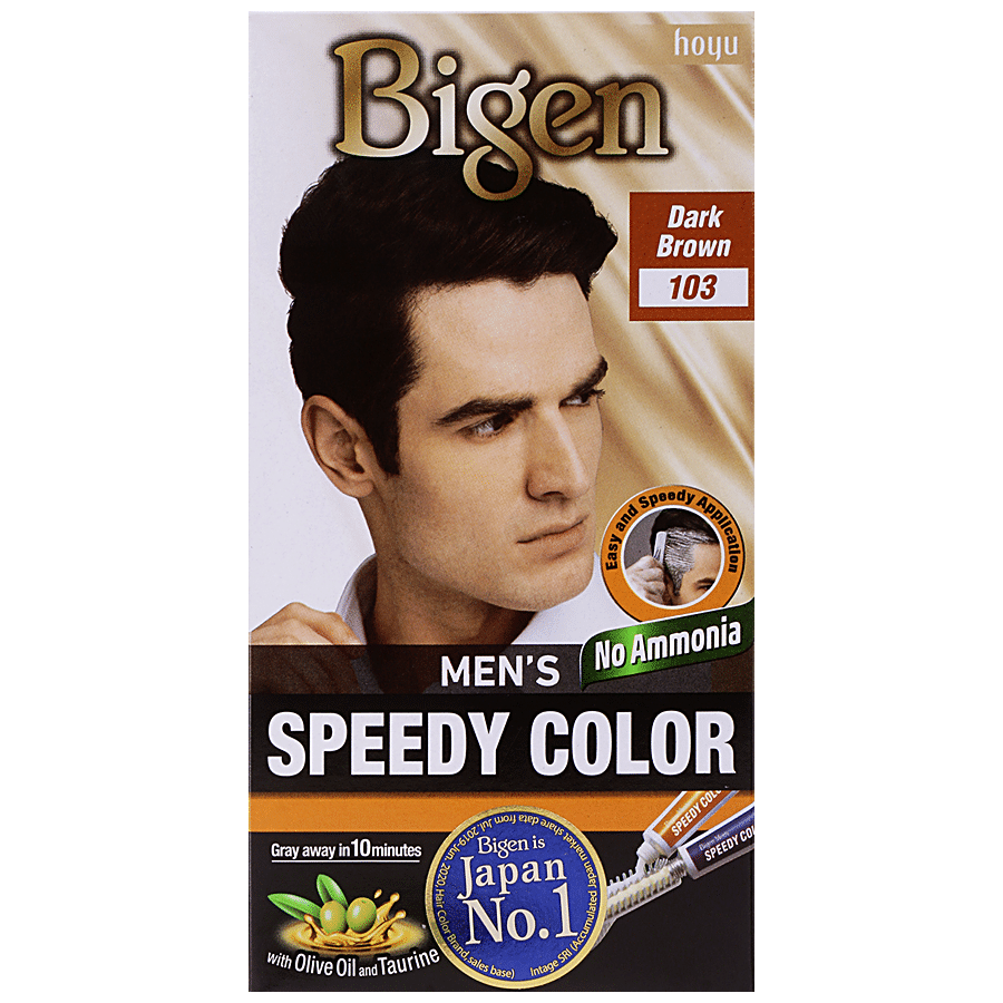 Buy Bigen Men S Speedy Color Dark Brown 103 30 Ml Online At Best Price of  Rs  - bigbasket