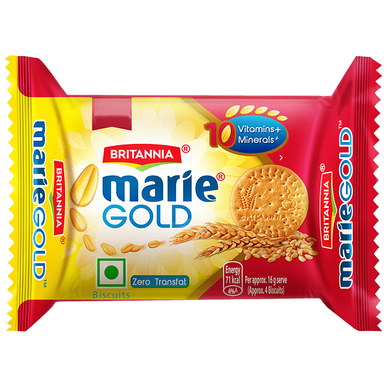 Britannia Marie Gold Biscuit Crunchy, Light, Zero Trans Fat, Ready To