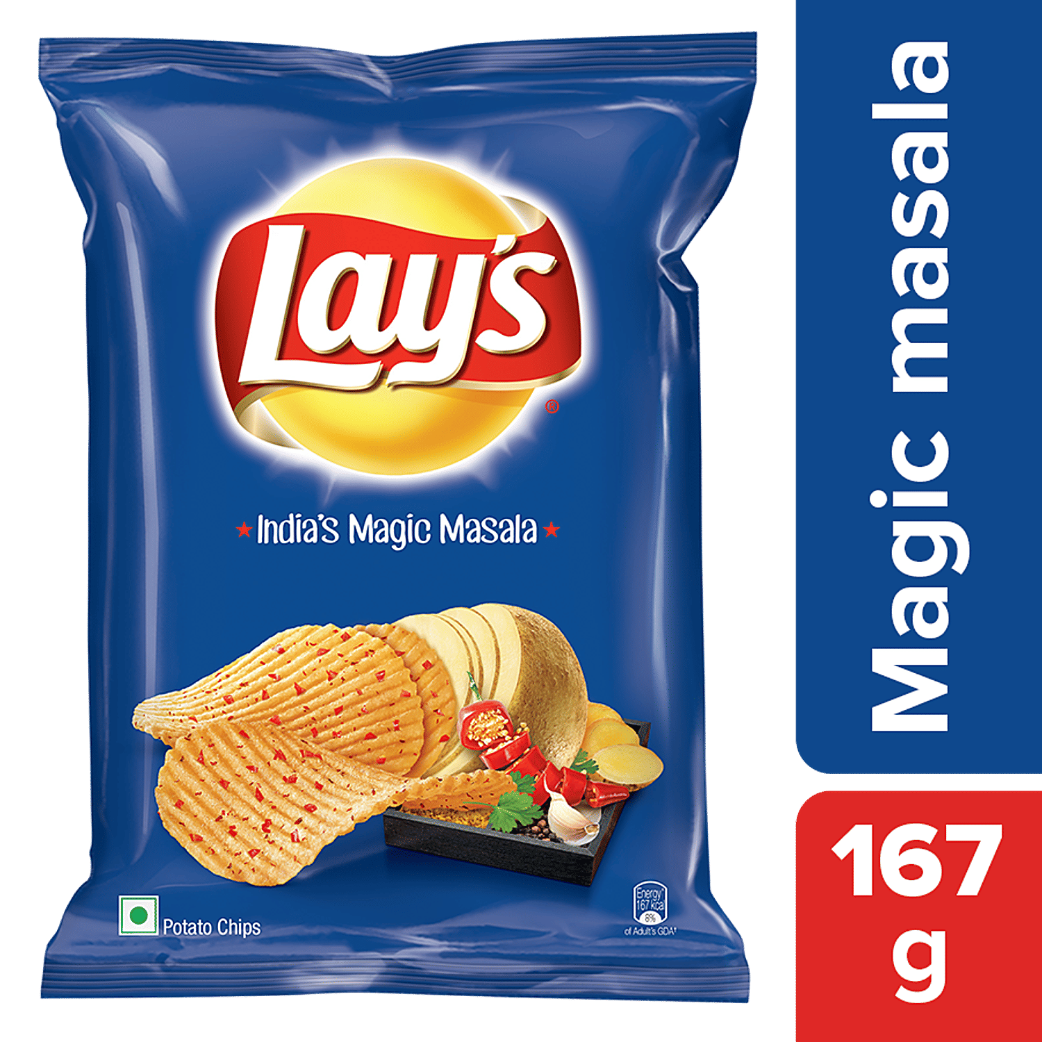 Lay's India's Magic Masala Potato Chips 40 G ubicaciondepersonas.cdmx