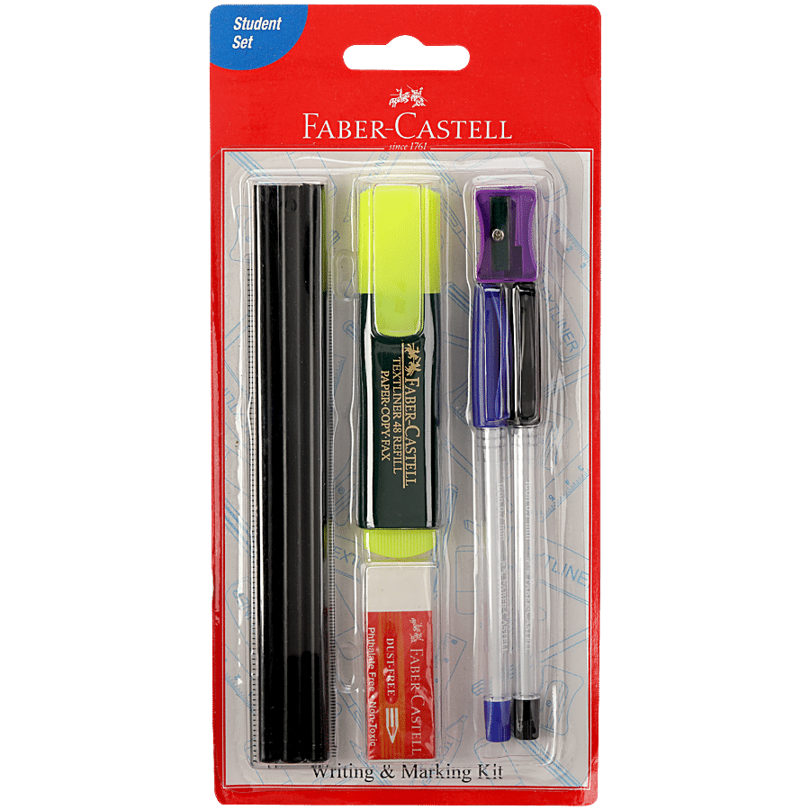Buy Faber castell Writing & Marking Kit - Stationery Blister Set 575942  Online at Best Price of Rs 95 - bigbasket