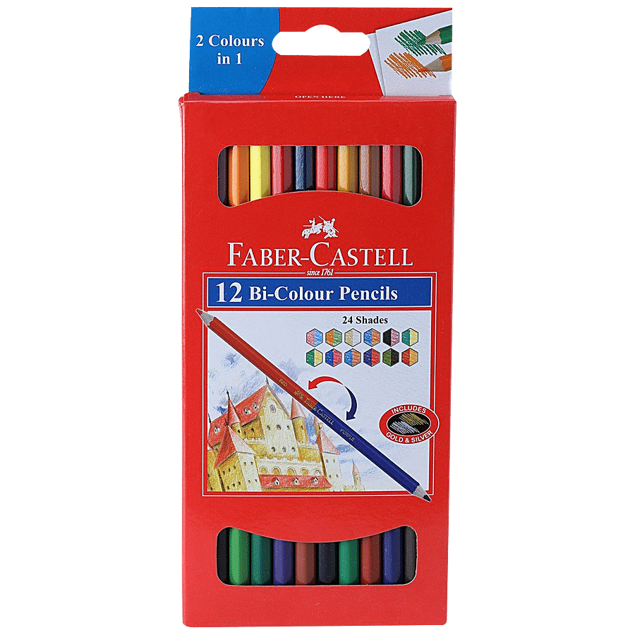 Faber Castell 12 Colour Pencil - Sitaram Stationers