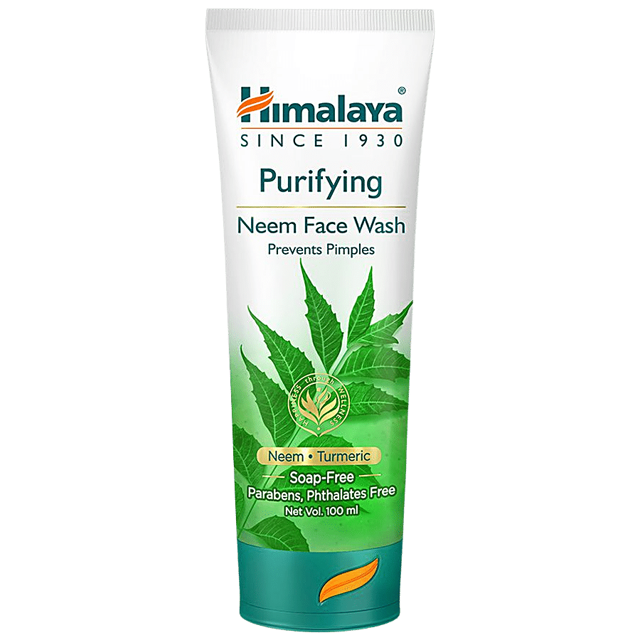 Buy Himalaya Face Wash - Purifying Neem 100 ml Tube Online at Best