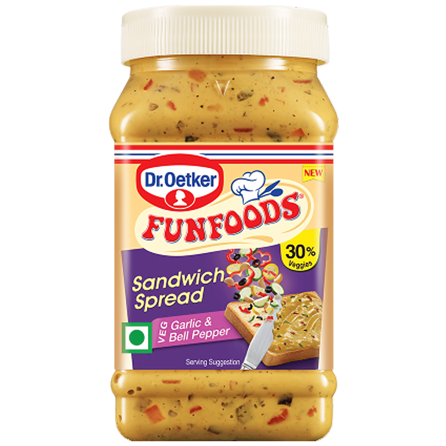 Buy FunFoods Classic Sandwich Spread Cucumber & Carrot, 275 g PET