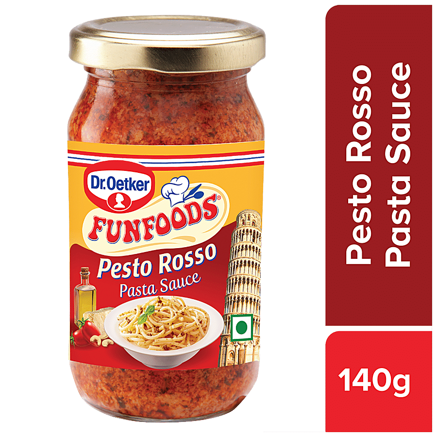 Buy FunFoods Pasta Sauce - Pesto Rosso 140 gm Bottle Online at Best Price.  of Rs 175 - bigbasket