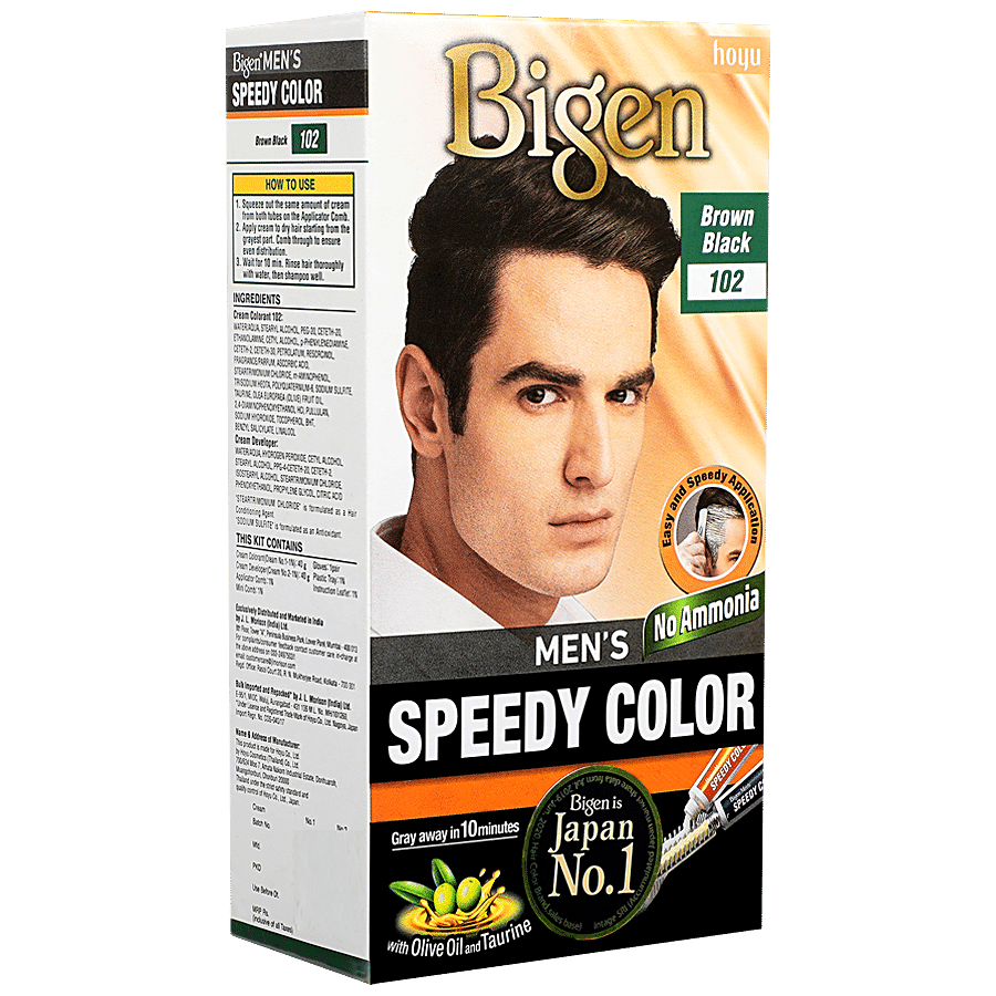 Buy Bigen Hair Color Mens Speedy Dark Brown 1 Pc Online At Best Price of Rs   - bigbasket