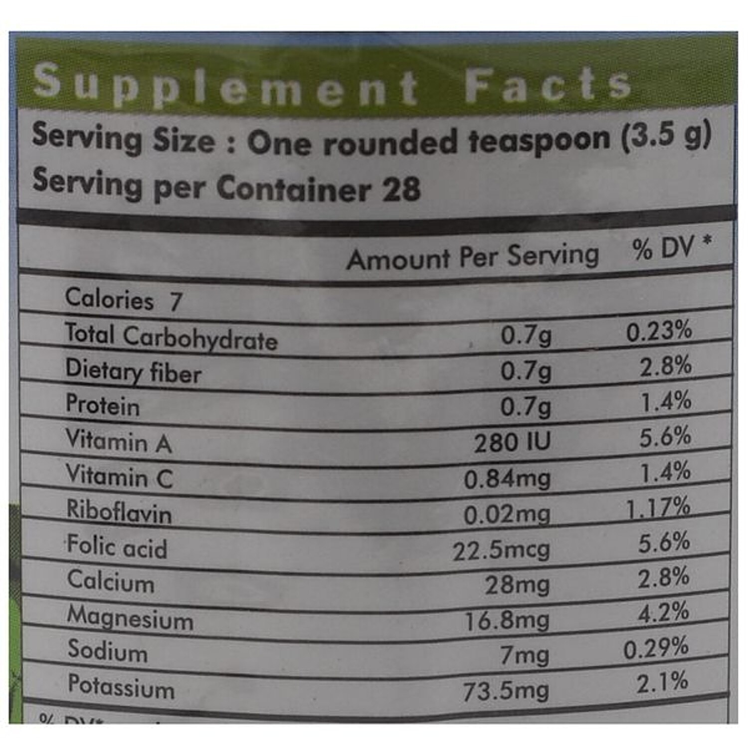 Alfalfa Leaf Powder Nutrition Facts Besto Blog