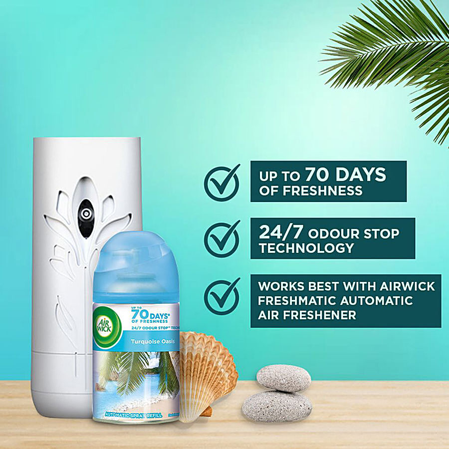 Buy Airwick Room Freshener Freshmatic Refill Life Scents Turquoise Oasis  250 Ml Online At Best Price of Rs 297 - bigbasket