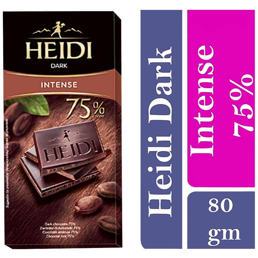 Buy Heidi Dark Chocolate 75% 80 gm Online at Best Price. of Rs 270 -  bigbasket