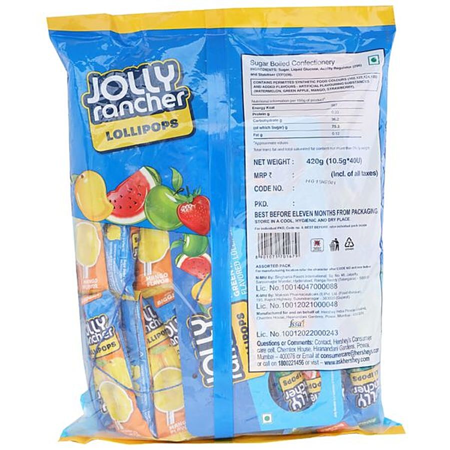 Jolly Rancher Lollypop 4 Flavour