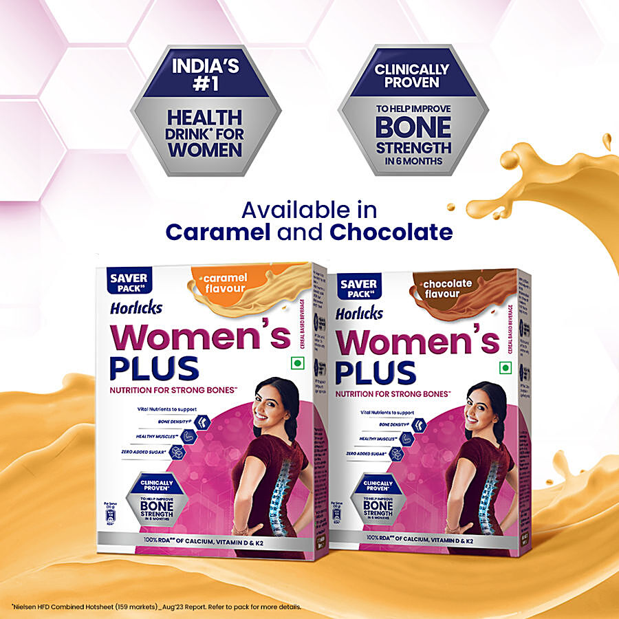 Buy Horlicks Womens Health Nutrition Drink Caramel Flavour 400 Gm Carton  Online At Best Price of Rs 266.96 - bigbasket