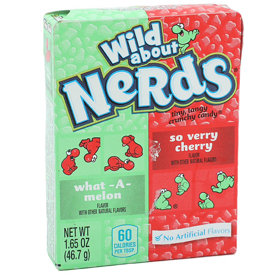 NeRds Tiny, Tangy Crunchy Candy - So Very Cherry + What A Melon, 46.7 g  