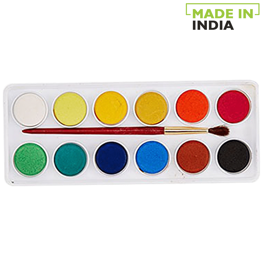Buy Camel Student Water Colour Cakes - 12 Shades Online at Best