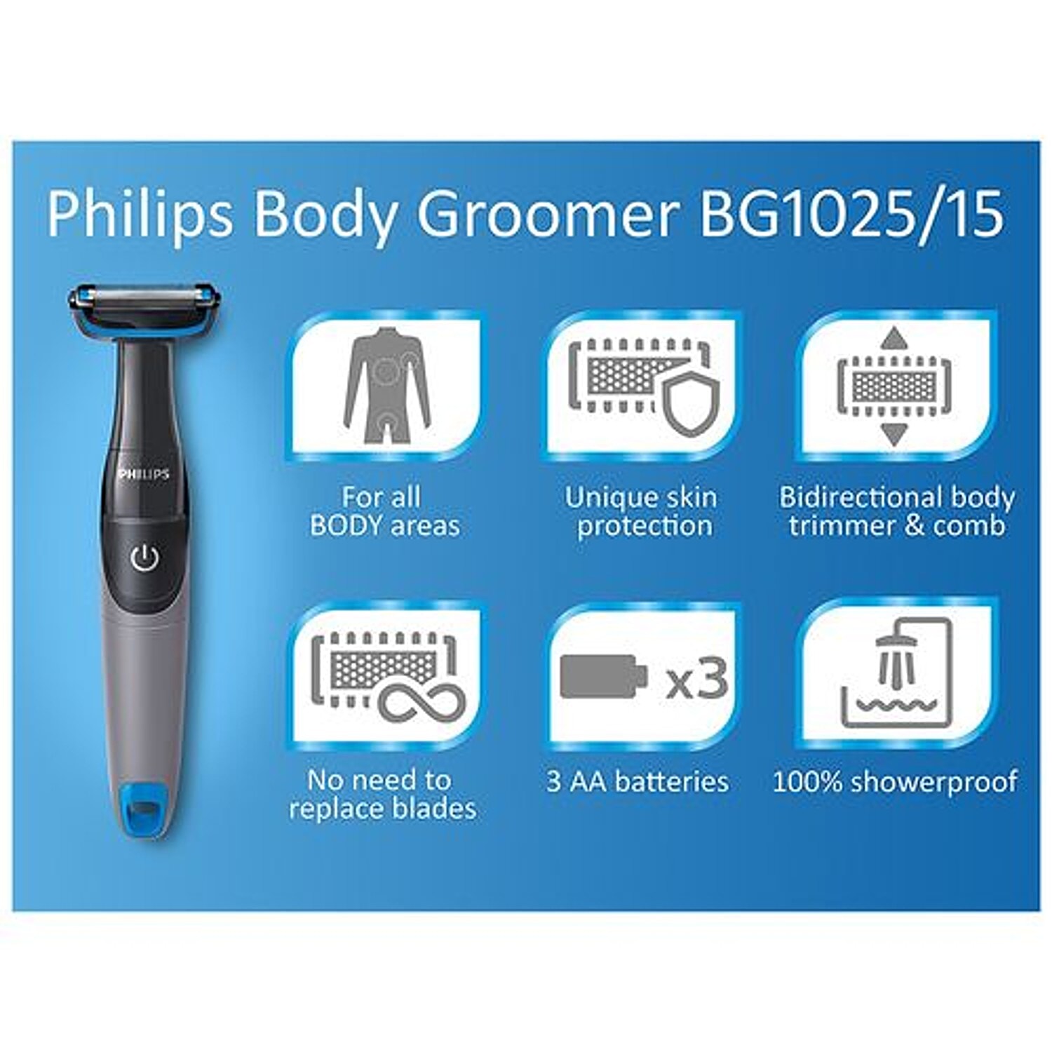 philips body groomer bg1025