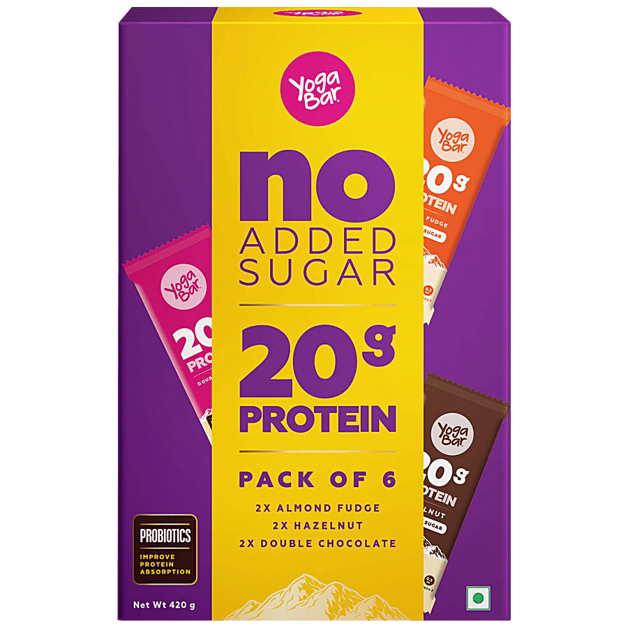 Buy Yoga Bar 20 Gm Protein Bars Variety Box Whey Almond 60 Gm Online At  Best Price of Rs 729 - bigbasket