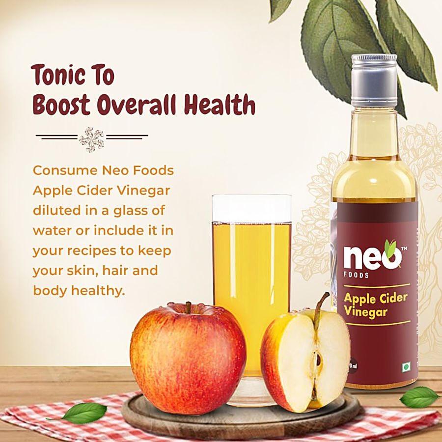 Buy Neo Foods Vinegar Apple Cider 370 Ml Online At Best Price of Rs 171 -  bigbasket